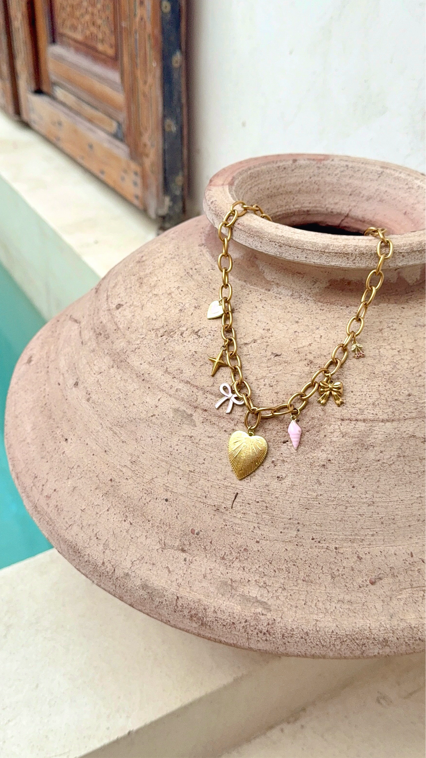 Collier Breloques Bali