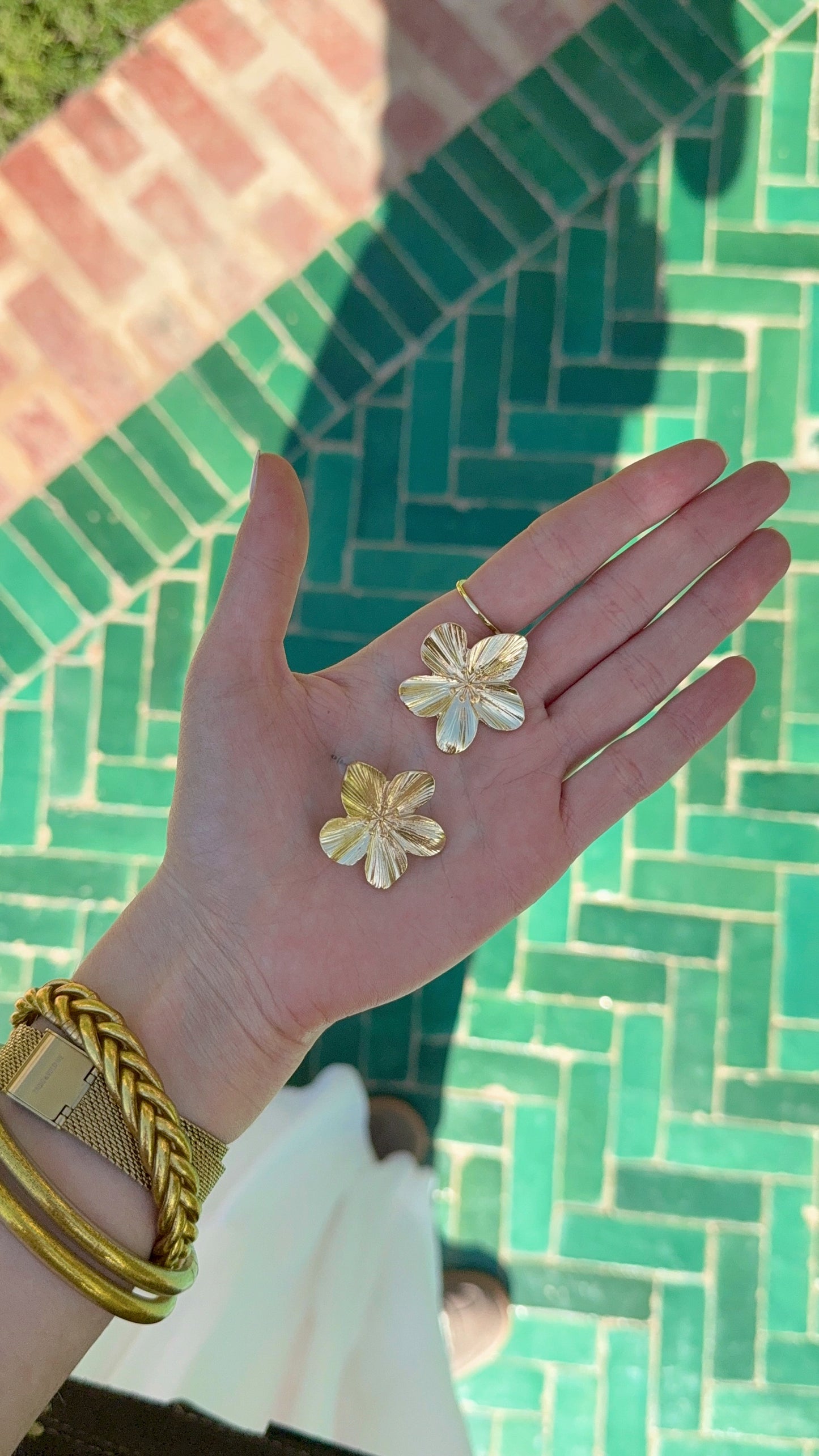 Boucles d’oreilles Fleurs
