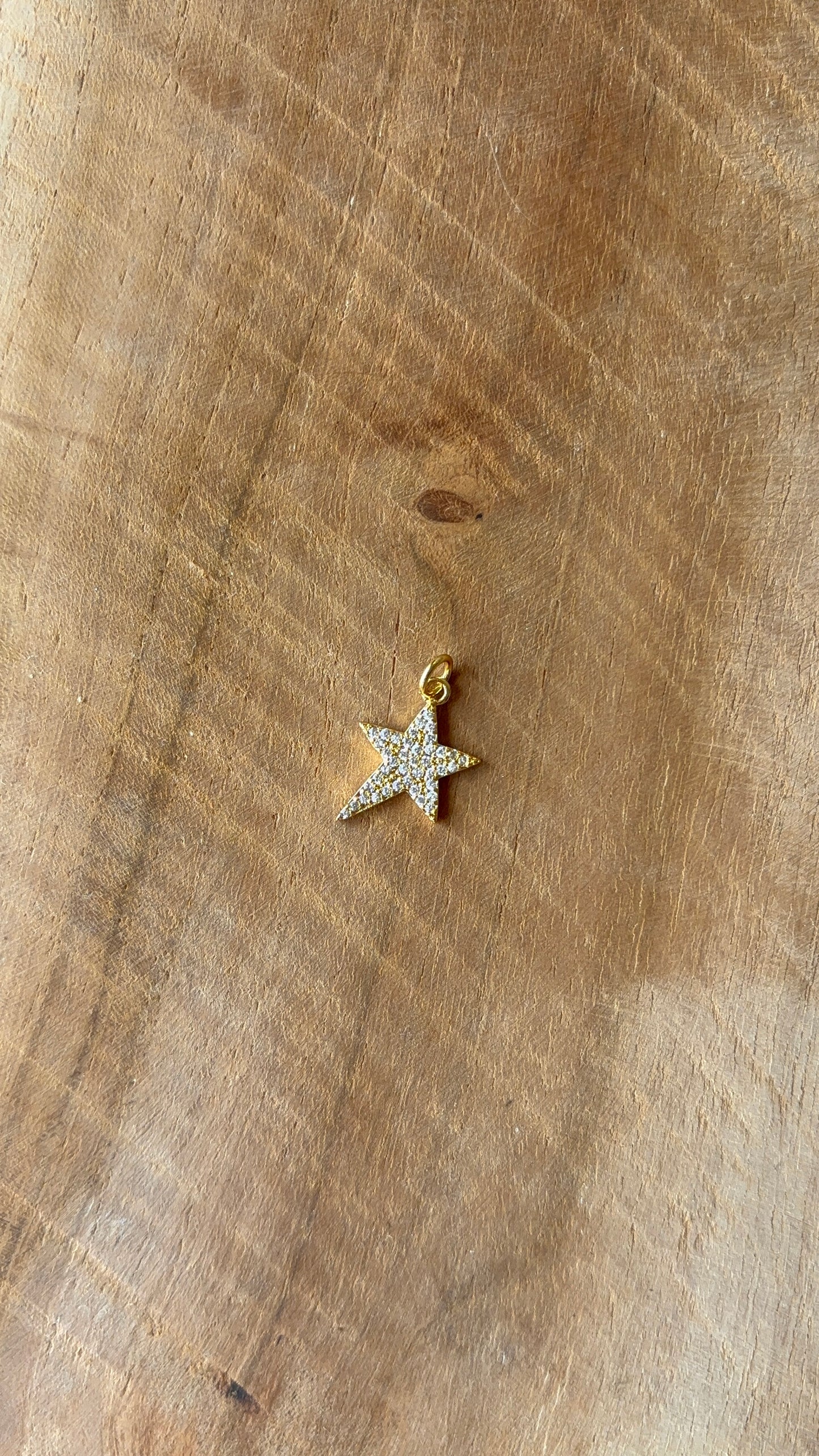 Breloque étoile strass