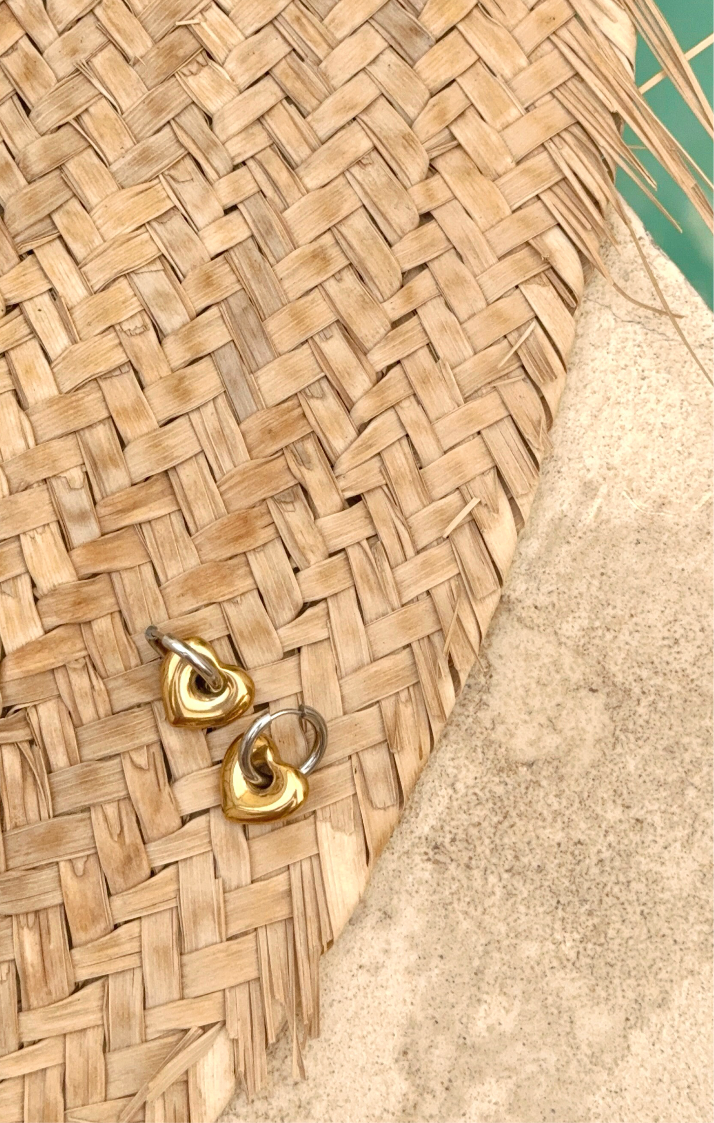 Boucles d’oreilles bi-colore