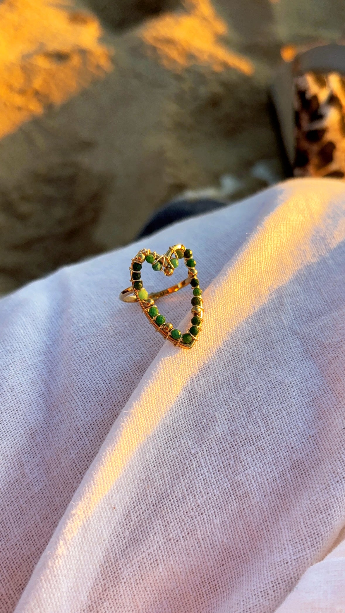 Bague Amaya verte