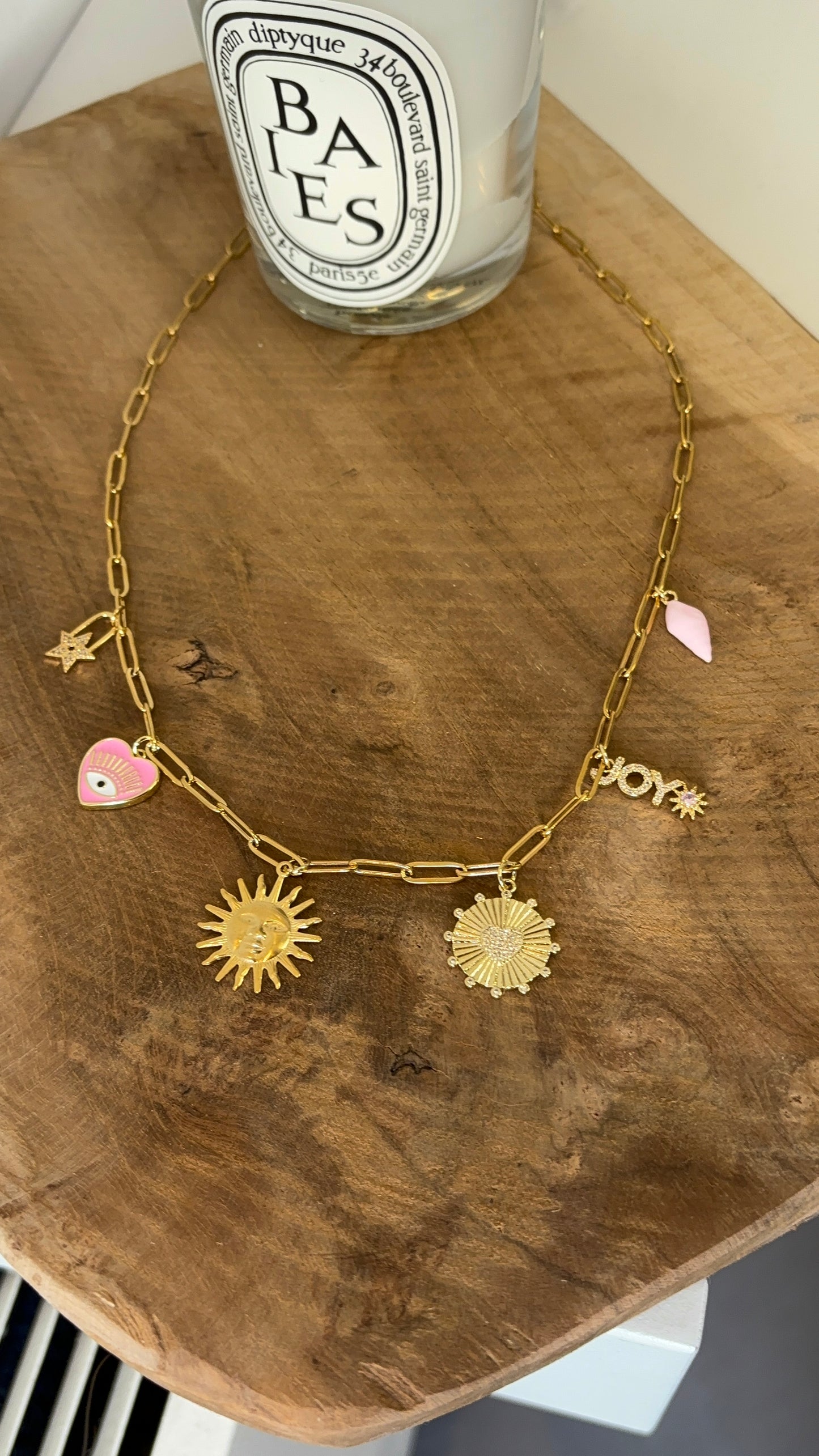 Collier chaîne à personnaliser